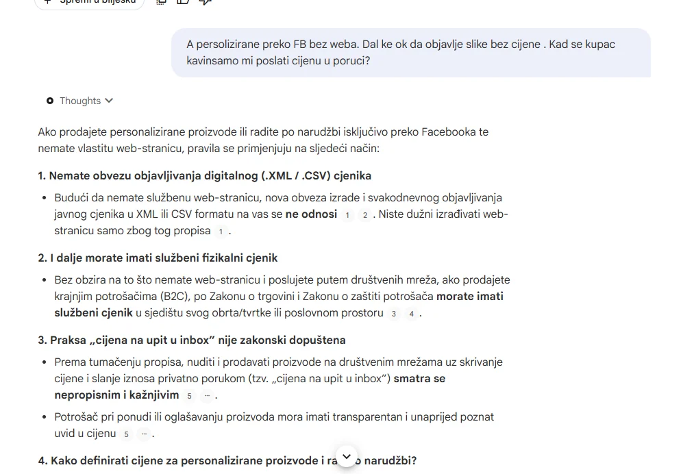 Istraživanje u Google NotebookLM: AI tumačenje zakona o sidrenim cijenama